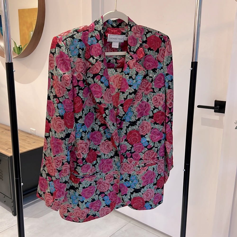 SATIN BLAZER